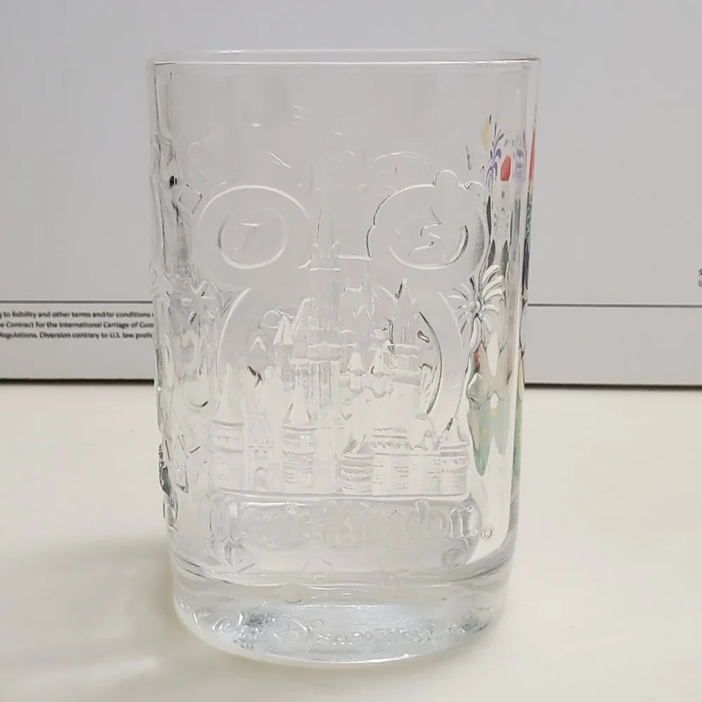 Walt Disney World Mickey Mouse Tumbler Glass McDonalds 2000 Celebration